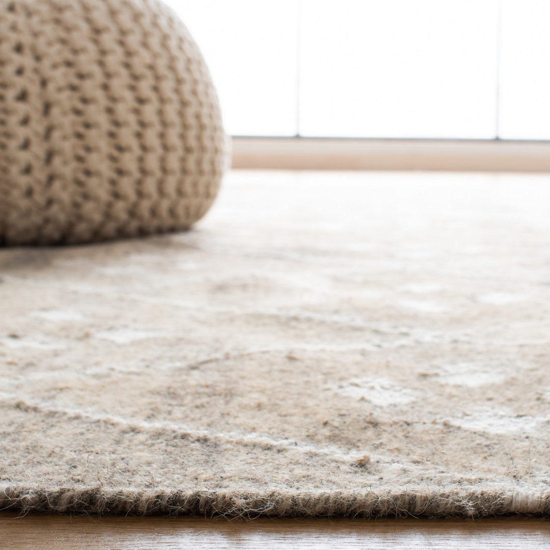 Natural Kilim Hand Woven 60% Wool, 20% Viscose, And 20% Cotton Geometric Rug Union Rustic Rug Size: Runner 2'3" x 12'