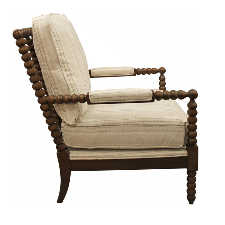 28" W Linen Armchair Langley Street® Fabric: Beige Linen