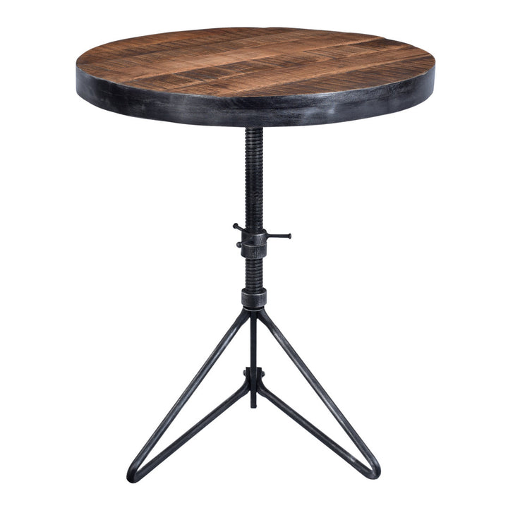 Grasha Solid Wood Pedestal End Table Williston Forge