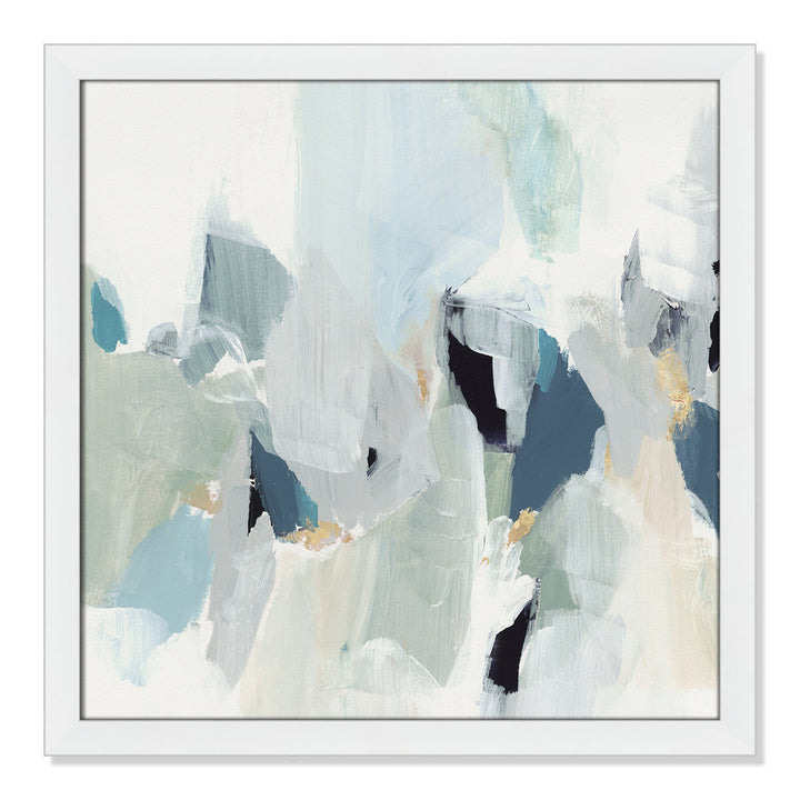Little Talks II by Isabelle Z - Picture Frame Print on Canvas Casa Fine Arts Size: 24.5" H x 24.5" W x 0.75" D Format: Satin White Picture Framed Paper