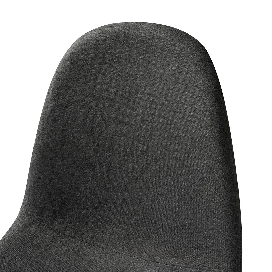 Axia Side Chair (Set of 4) Wade Logan® Upholstery Color: Charcoal