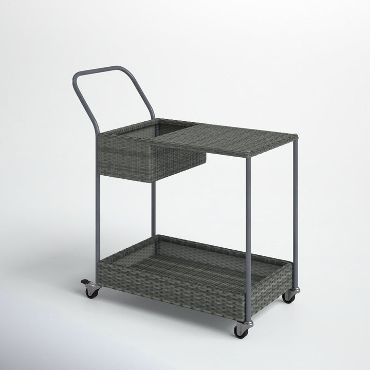 Chambord Bar Cart with Aluminum Frame Birch Lane™