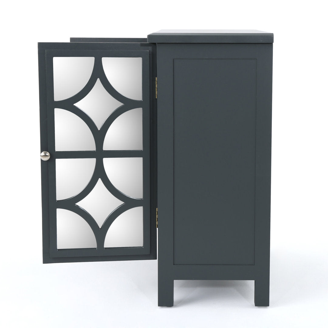 Antrim 2 Door Accent Cabinet Brayden Studio® Color: Charcoal Gray