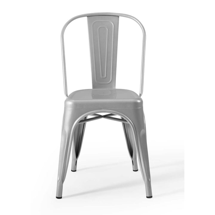 Promenade Bistro Dining Side Chair by Modway (Set of 2) Modway Color: Silver