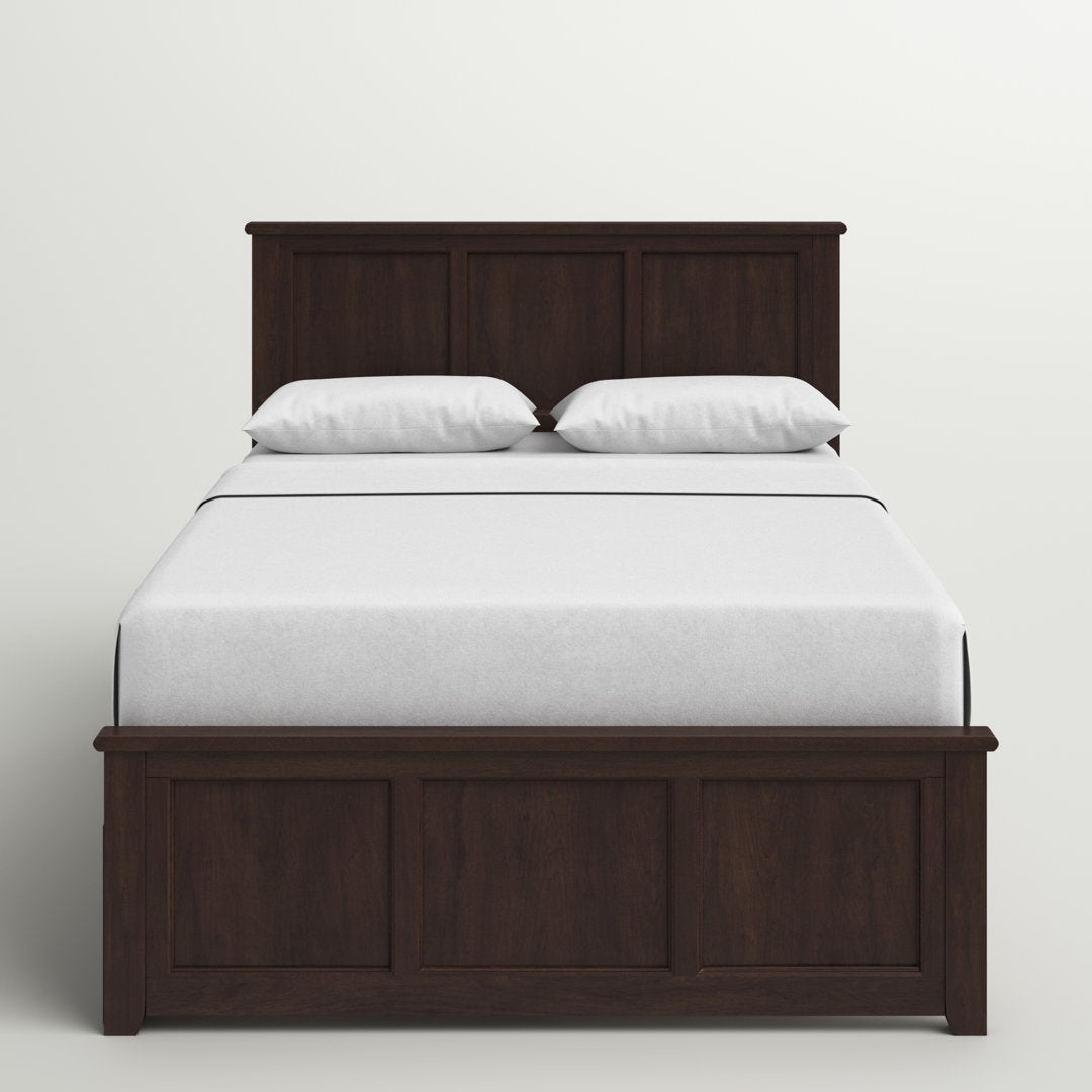 Amear Solid Wood Storage Platform Bed with Under Bed Drawers Lark Manor™ Color: Espresso Size: Queen