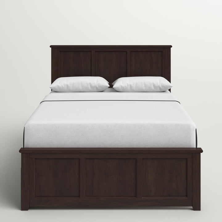 Amear Solid Wood Storage Platform Bed with Under Bed Drawers Lark Manor™ Color: Espresso Size: Queen
