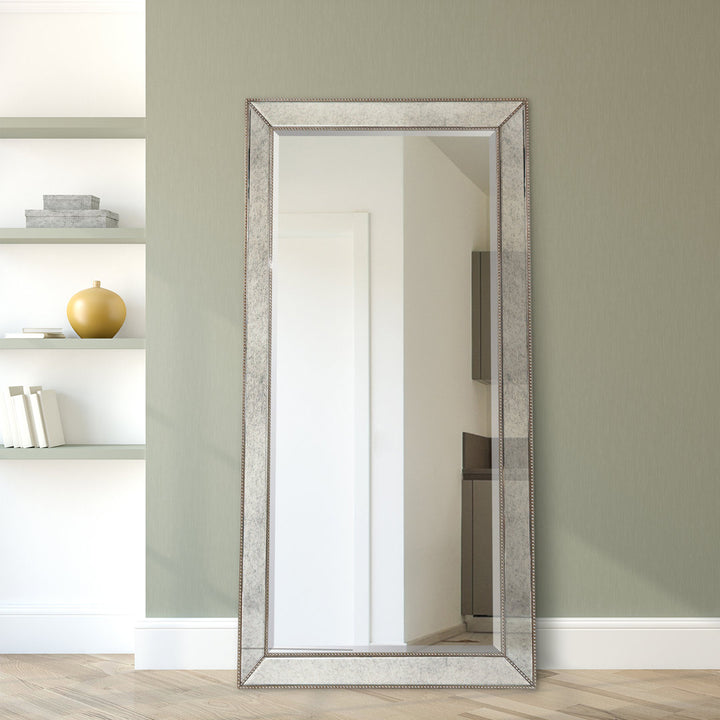 Heffernan Beveled Accent Mirror One Allium Way® Size: 80" x 40"