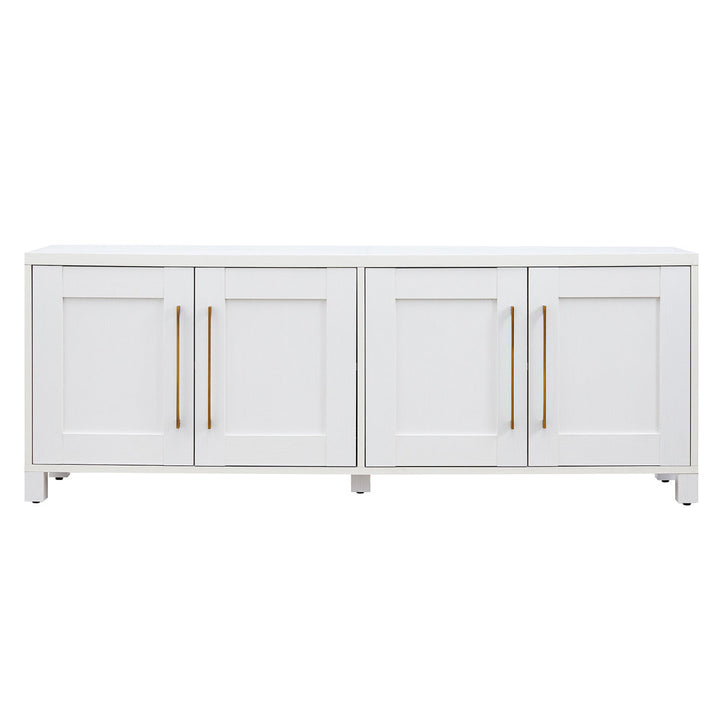 Chabot TV Stand for TVs up to 78" Latitude Run® Color: White