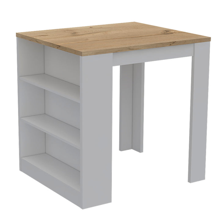 Tanna 36" Kitchen Counter Island Red Barrel Studio® Base Finish: White