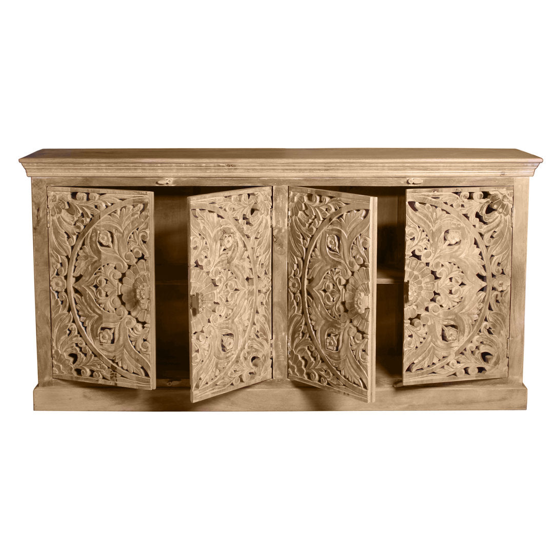 Francisque 70.87" Wide Mango Solid Wood Sideboard East Urban Home