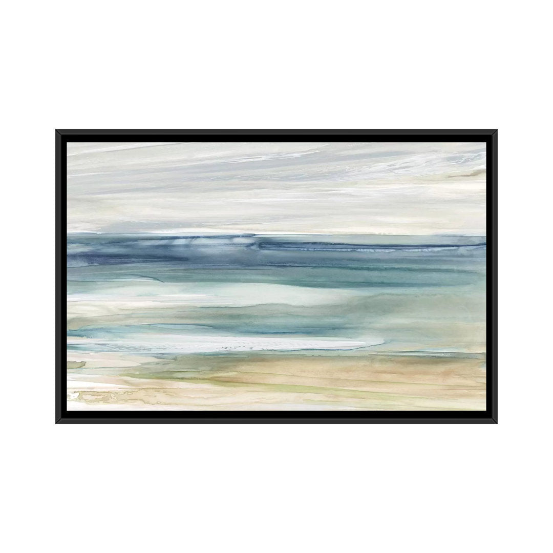 Ocean Breeze by Carol Robinson Painting Print The Twillery Co.® Size: 16'' H x 24'' W x 1'' D Format: Black Framed Paper, Mat Included: White