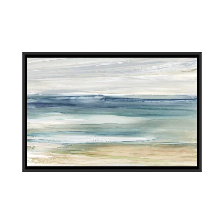 Ocean Breeze by Carol Robinson Painting Print The Twillery Co.® Size: 16'' H x 24'' W x 1'' D Format: Black Framed Paper, Mat Included: White