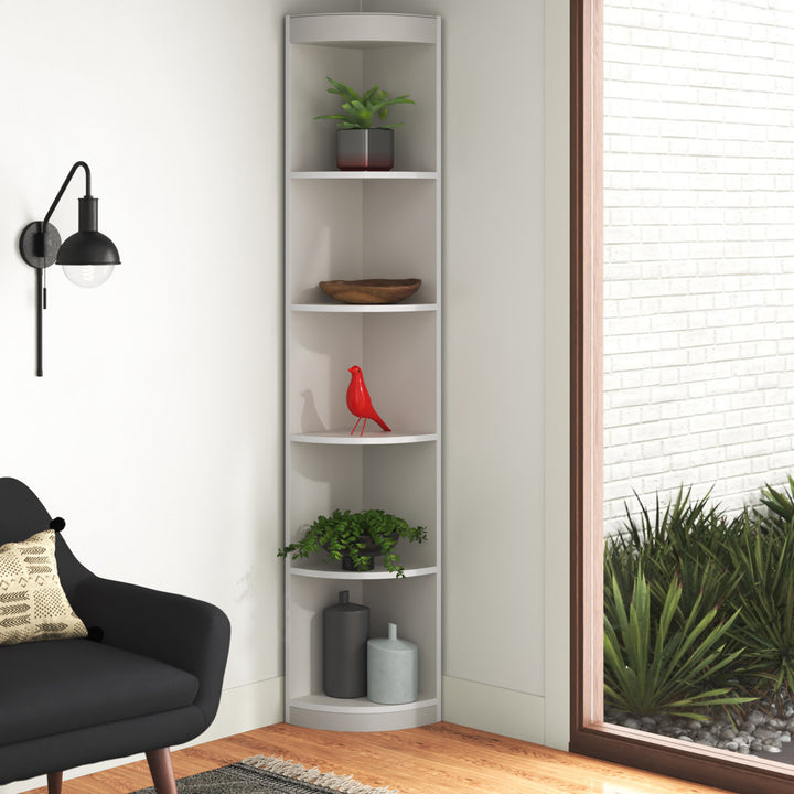 Neffs 77" H x 12" W Corner Bookcase Wade Logan®