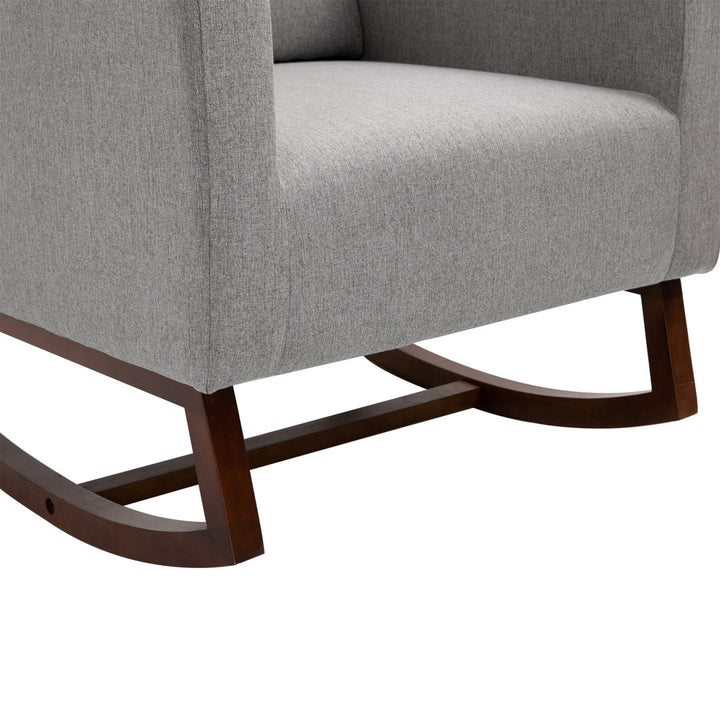 Atze Rocking Chair Latitude Run® Fabric: Gray