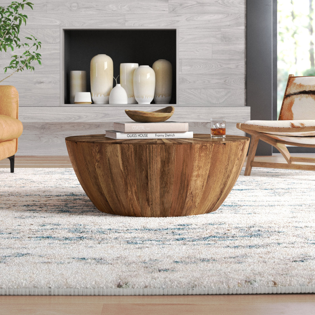 Canton Mahan Hollow Wood Block Coffee Table The Twillery Co.®