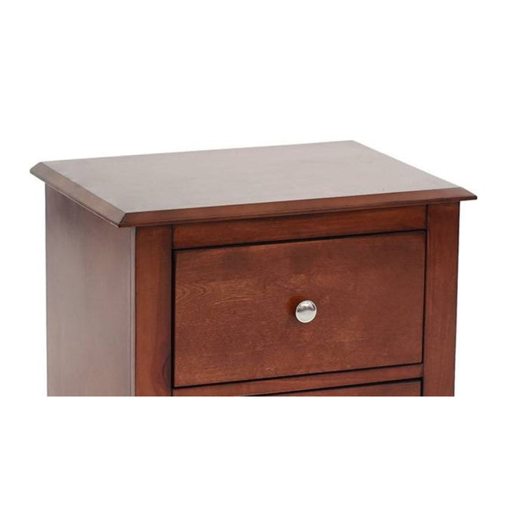 Sheldon 2 Drawer Nightstand Canora Grey Color: Cherry
