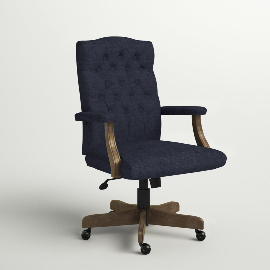 Mayson Executive Chair Three Posts™ Upholstery Color: Blue