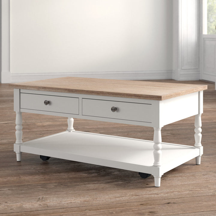 Braxxton Coffee Table with Storage Rosalind Wheeler