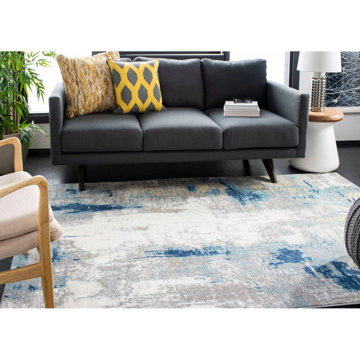 Genessys Performance Abstract Rug 17 Stories Rug Size: Rectangle 2' x 4'