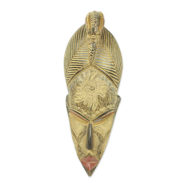 Eshaan Artisan Carved African Mask Wall Décor World Menagerie