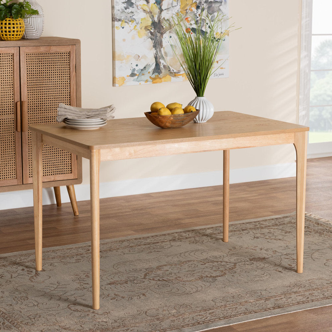 Kylani Dining Table Ebern Designs Color: Natural Oak