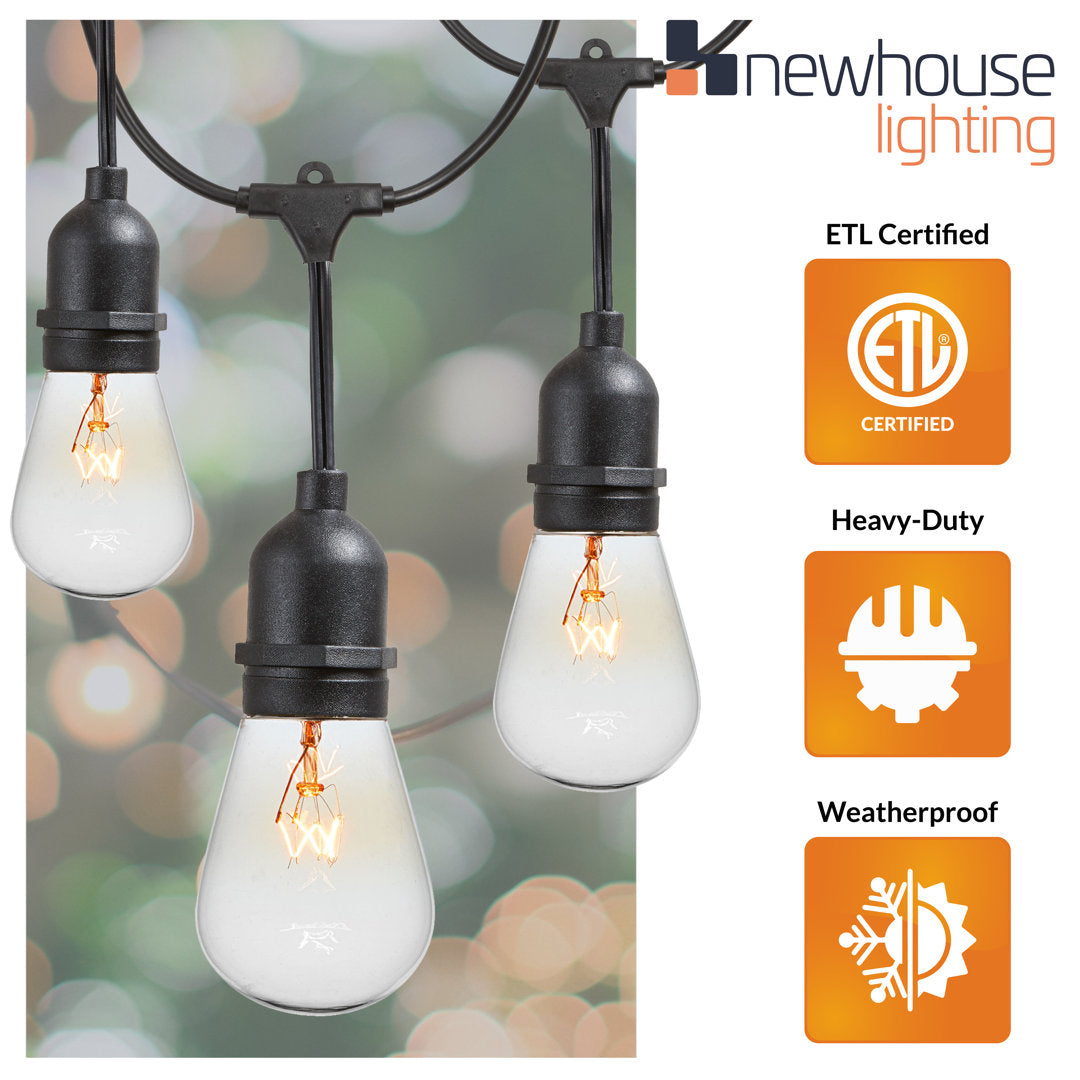 Taft Outdoor 15 - Bulb 576'' Plug-in String Light Joss & Main