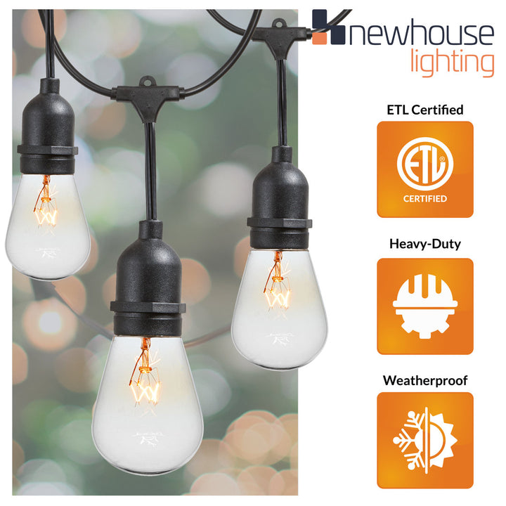 Taft Outdoor 15 - Bulb 576'' Plug-in String Light Joss & Main