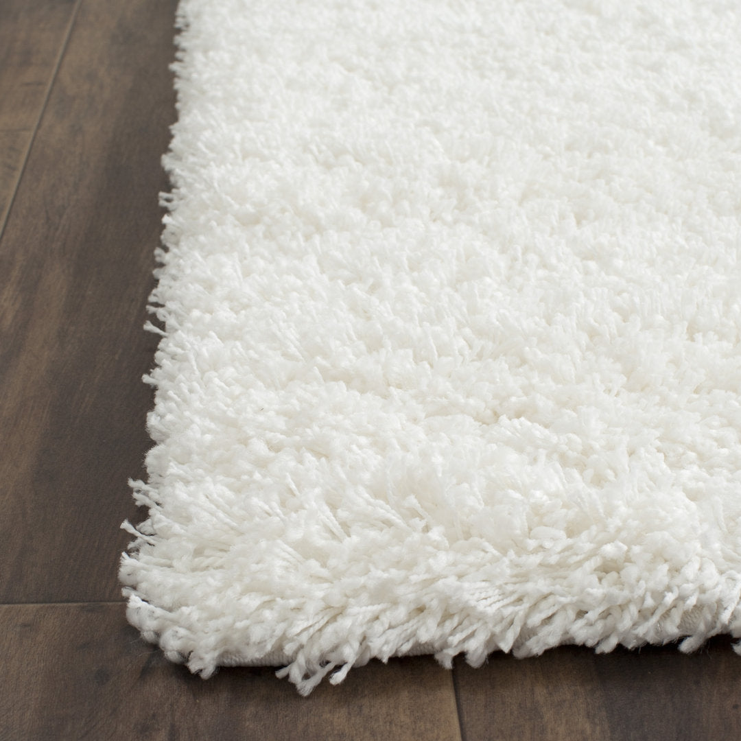 Assar White Area Rug Wade Logan® Rug Size: Square 9'
