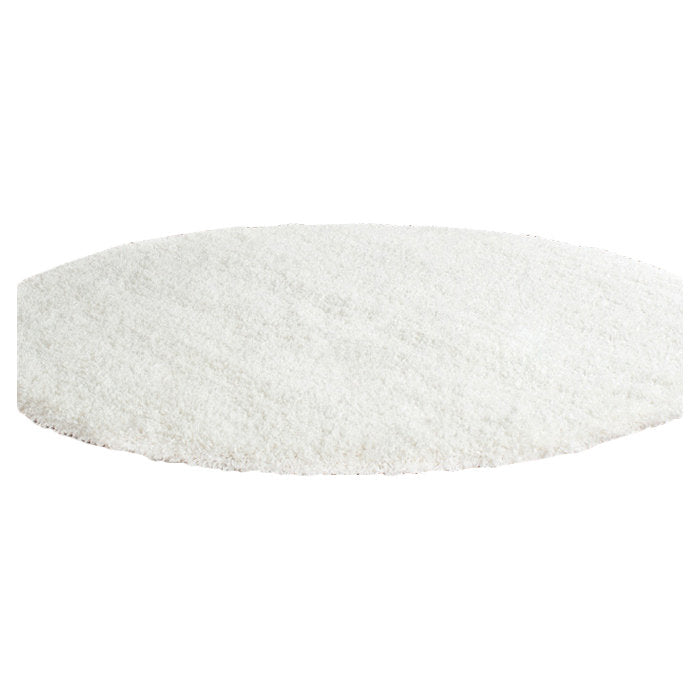 Assar White Area Rug Wade Logan® Rug Size: Round 9'