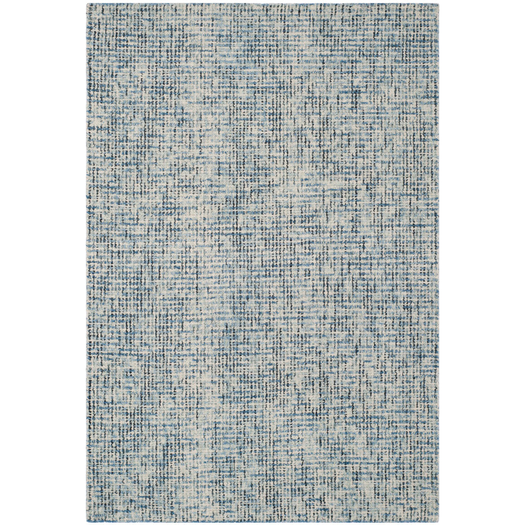 Abstract Hand Tufted Wool Rug Ebern Designs Rug Size: Square 8'
