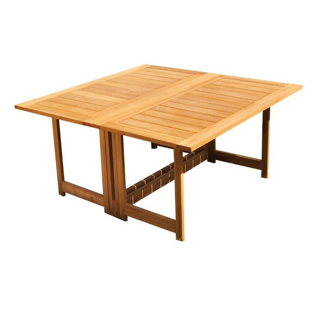Grade Butterfly Folding Teak Wood Dining Table Teak Smith