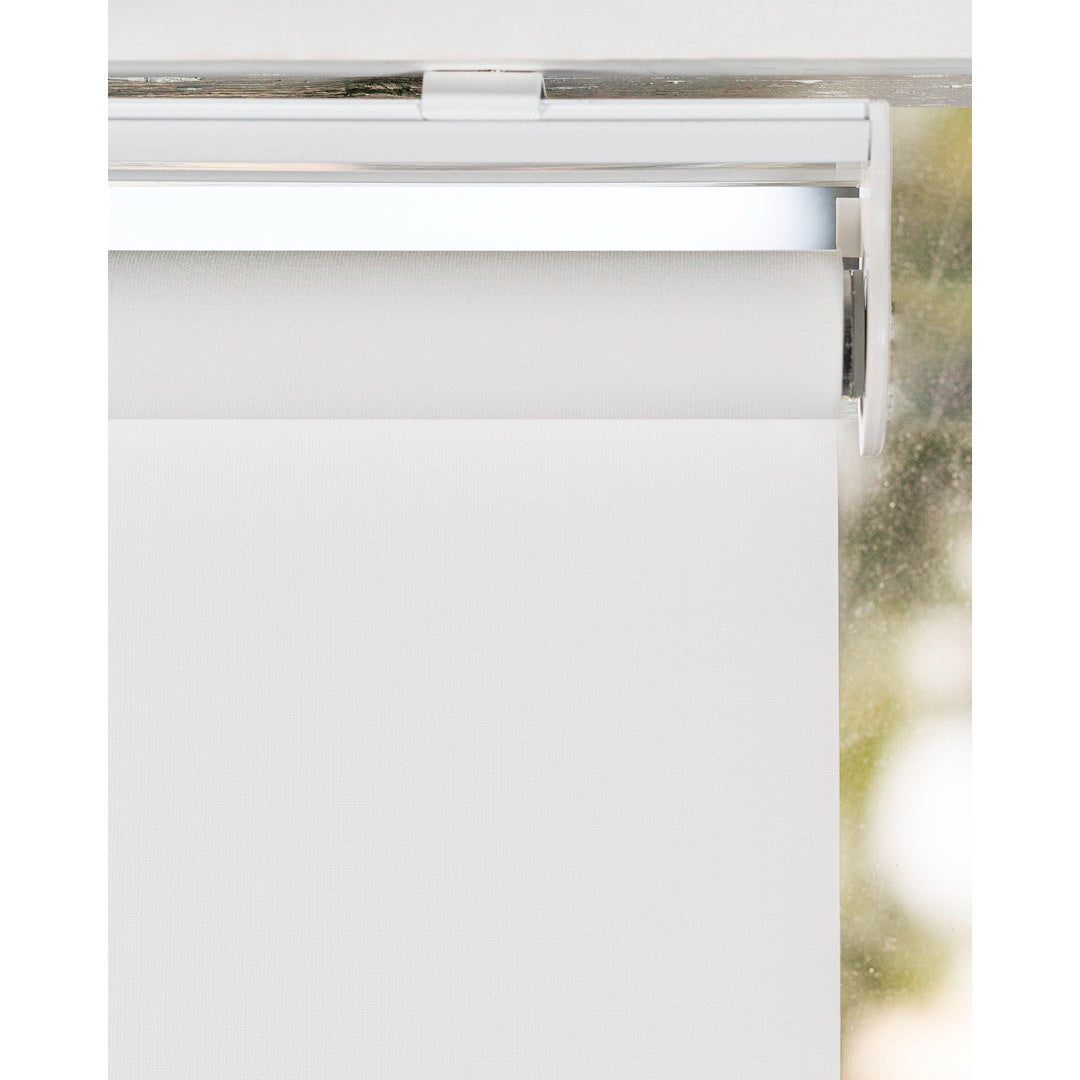 Shaunna Snap-N'-Glide Cordless Room Darkening Roll-up Shade Symple Stuff Color: Byssus White Blind Size: 61"W x 72"L