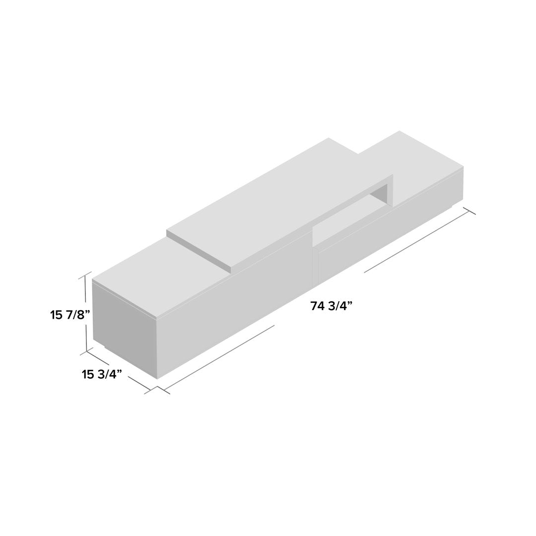 Aniketh TV Stand for TVs up to 30" Orren Ellis