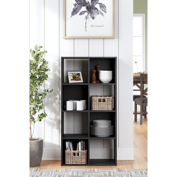 Tobiah Cube Bookcase Sunside Sails Color: Black Size: (8 Shelves) 47" H x 24" W x 12" D