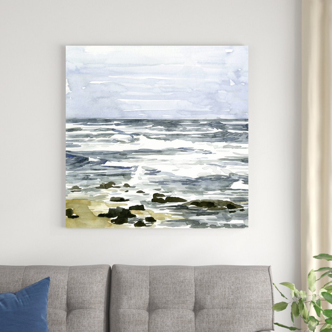 Loose Seascape I Red Barrel Studio® Size: 36" H x 36" W