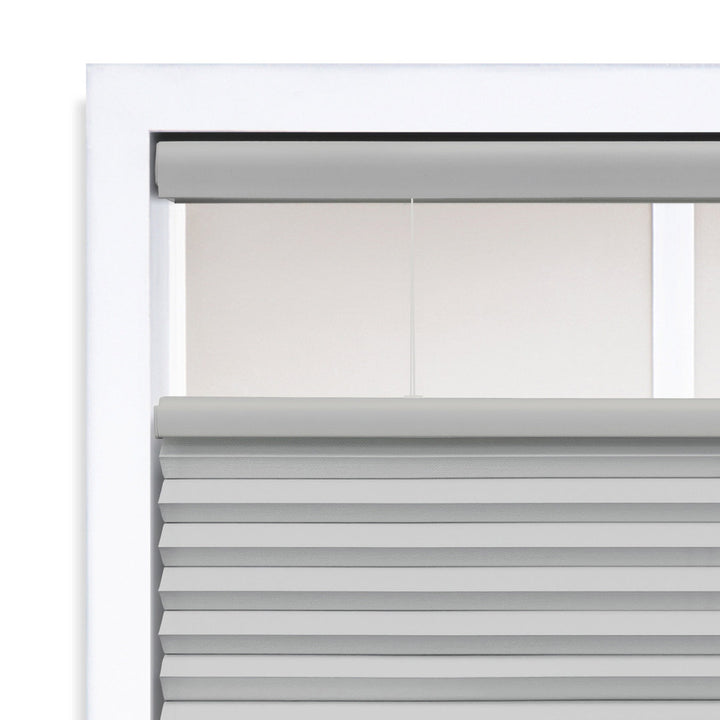 Sheba 1.5 inch Cordless Blackout Top Down bottom Up Cellular Shade Symple Stuff Blind Size: 68" W x 64" L Finish: Sterling Gray