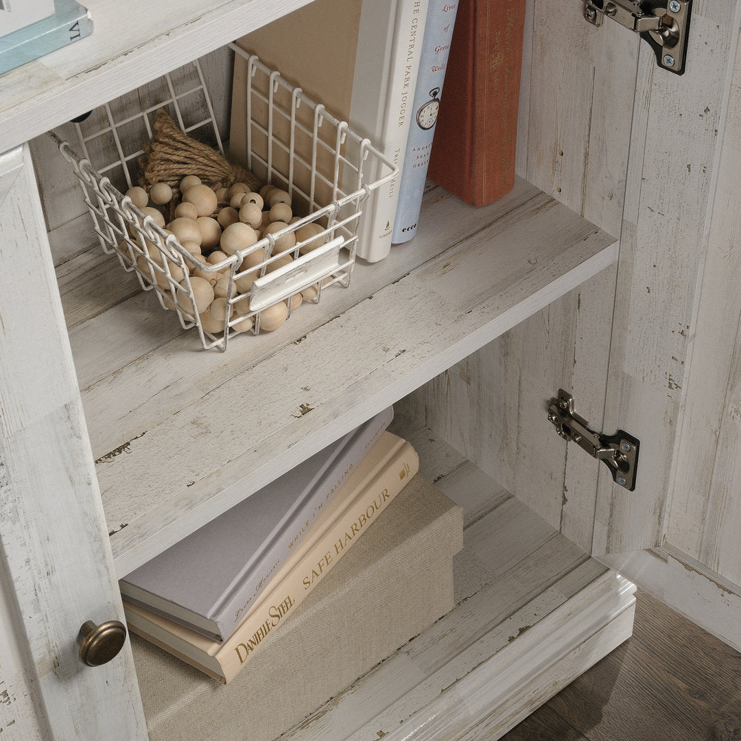 St. Nicholas 69.76" H x 35.27" W Standard Bookcase Red Barrel Studio® Color: White Plank