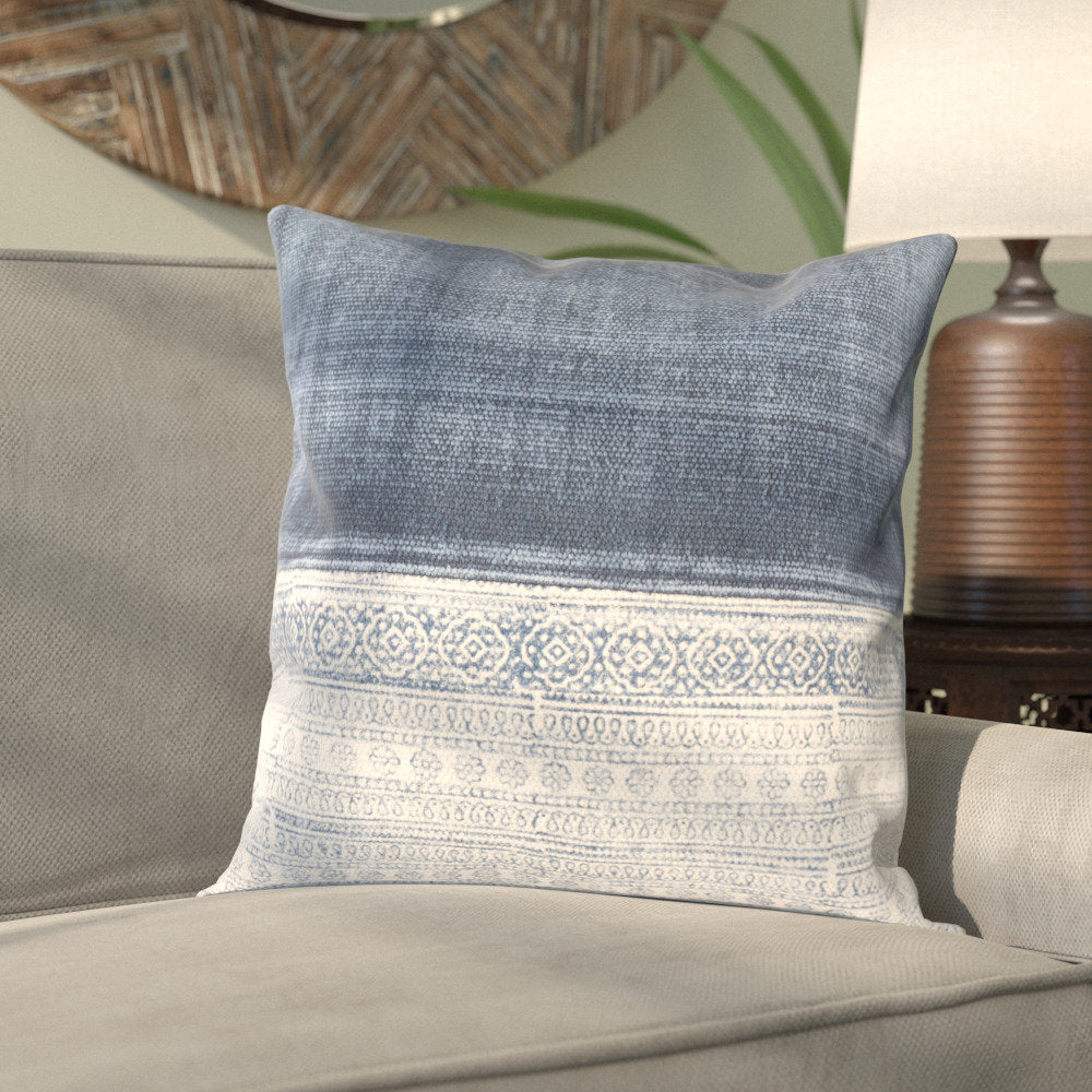 Byers 100% Cotton Abstract 20" Throw Pillow Cover Birch Lane™