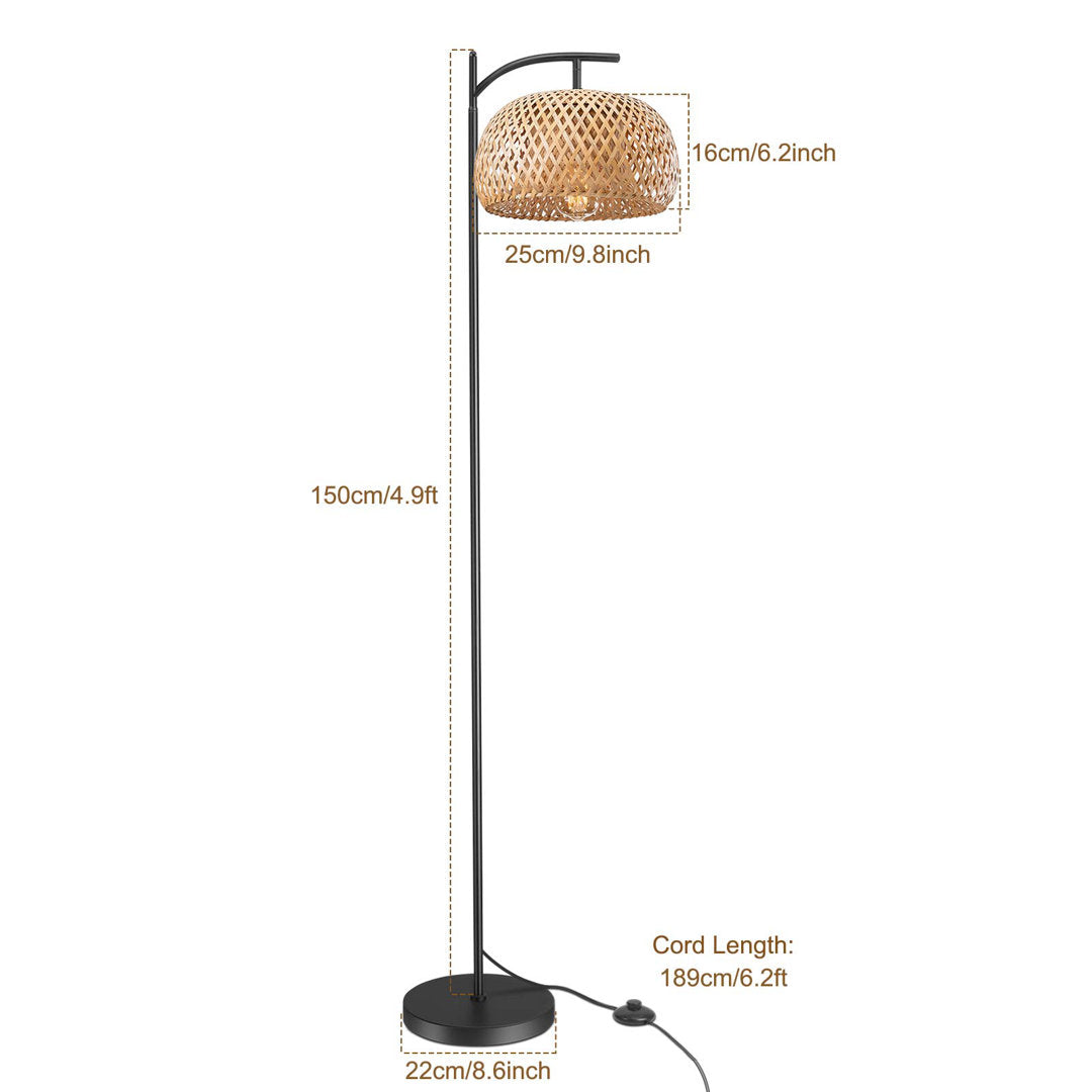 Kuniza 59" Reading Floor Lamp Bay Isle Home™
