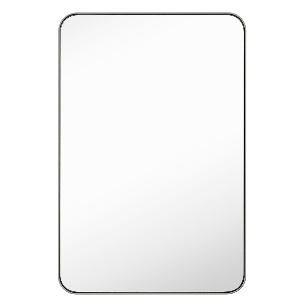 Markhai Modern Accent Mirror Orren Ellis Size: 36" x 24" Finish: Light Champagne