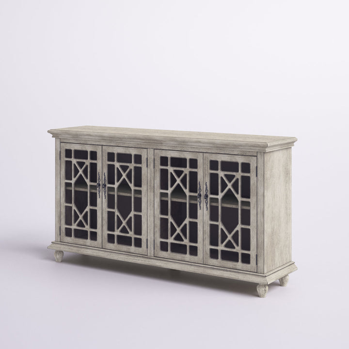 Ira TV Stand for TVs up to 65" Mistana™ Color: Ivory