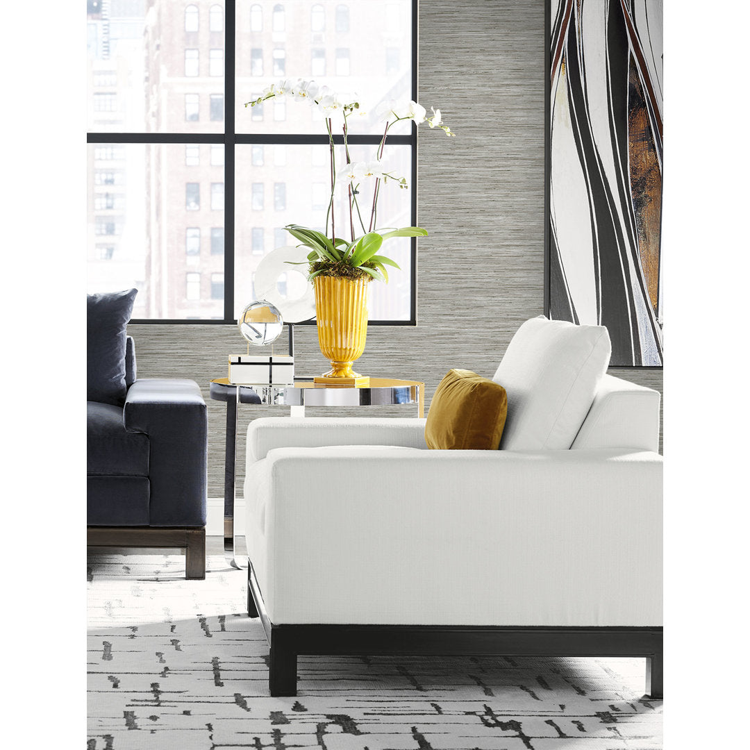 Arnod 27' L x 27" W 3D Embossed Wallpaper Roll Wade Logan® Color: Gray