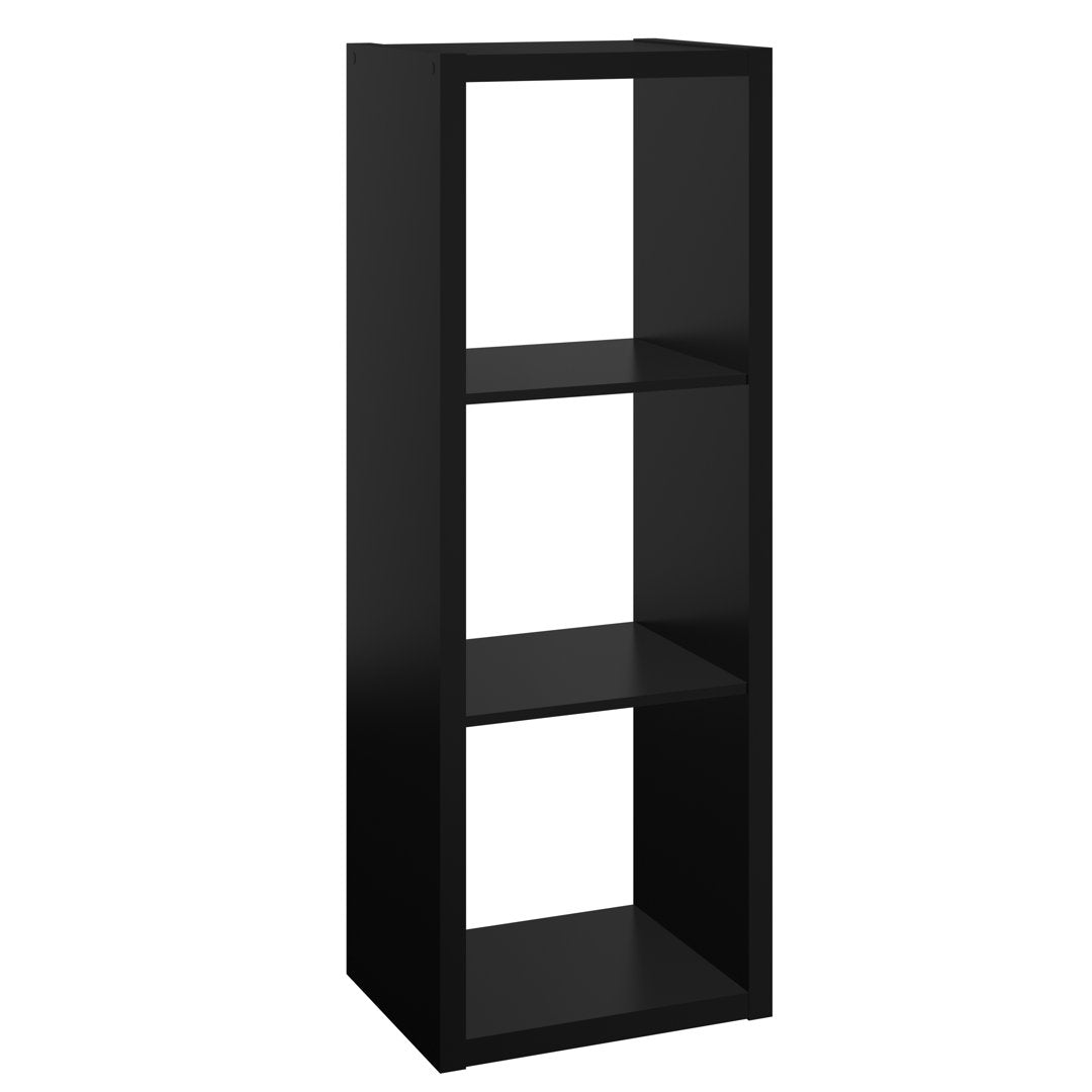 ClosetMaid 43.98" H x 15.87" W Cube Bookcase ClosetMaid Color: Black