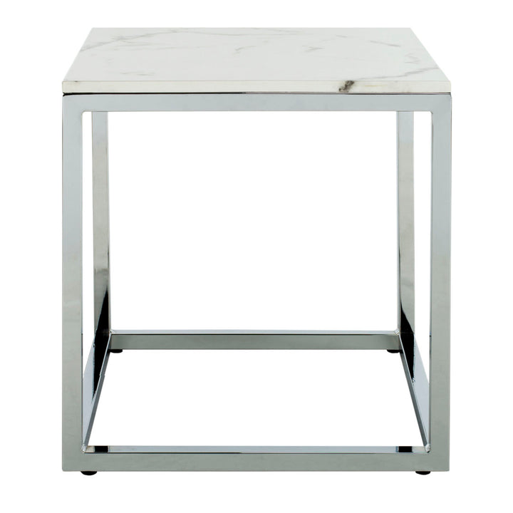 Winnie Frame End Table Mercer41 Table Base Color: Chrome