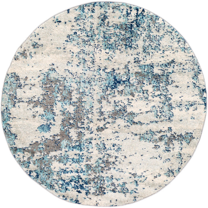 Burnstad Machine Woven Abstract Area Rug 17 Stories Rug Size: Round 5'3"