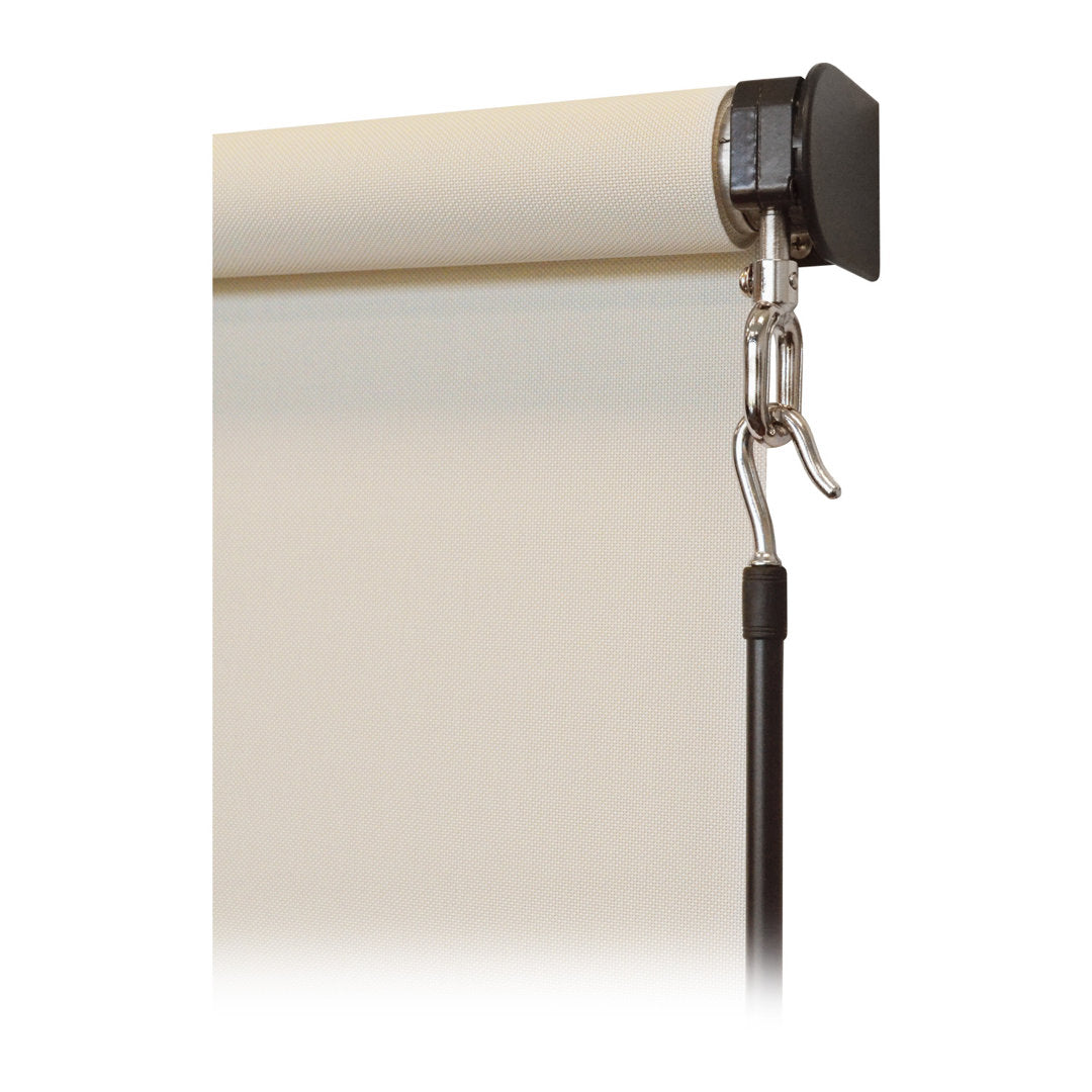 Hillhouse Semi-Sheer Outdoor Roller Shade Symple Stuff Color: Palm Blind Size: 48"W x 96"L