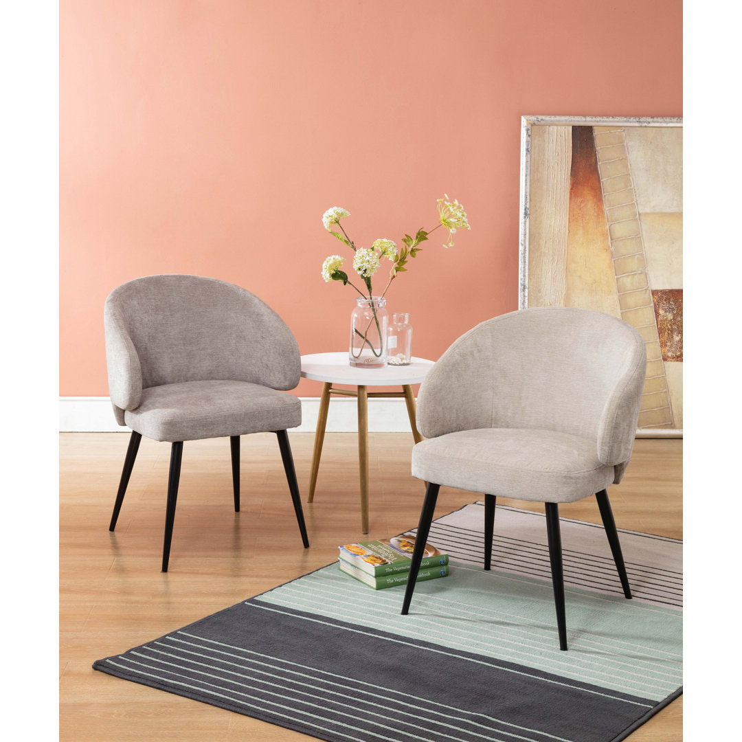 Parman Upholstered Arm Chair Mercury Row® Color: Light Grey