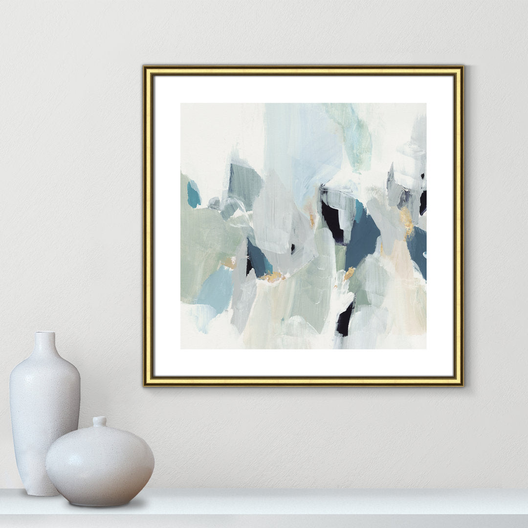 Little Talks III' by Isabelle Z - Painting Print Casa Fine Arts Size: 24.75" H x 24.75" W x 0.88" D Format: Gold Framed Paper