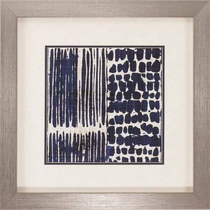 Indigo Batik - 4 Piece Frame Graphic Art Set on Paper (Set of 4) Dakota Fields
