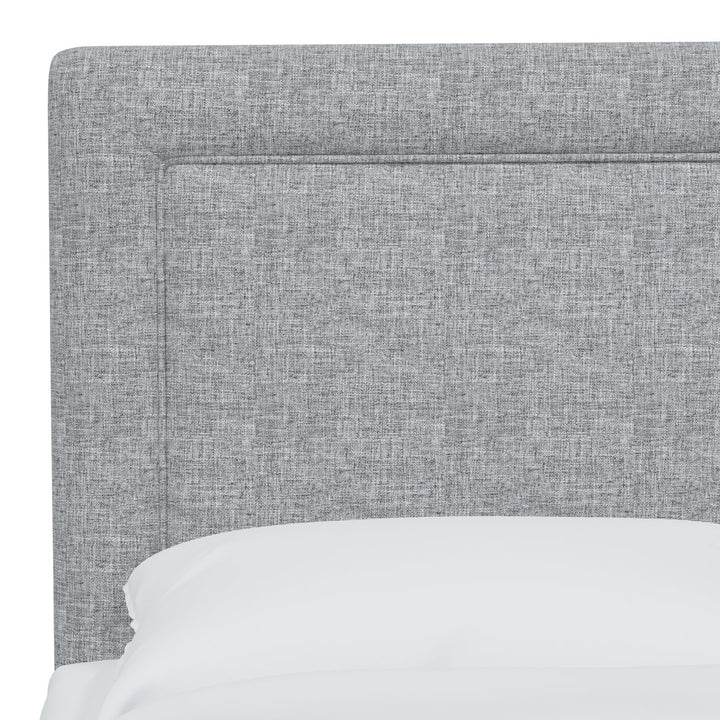 Rowberrow Upholstered Panel Headboard Mercury Row® Size: King Upholstery: Zuma Pumice Textured Linen
